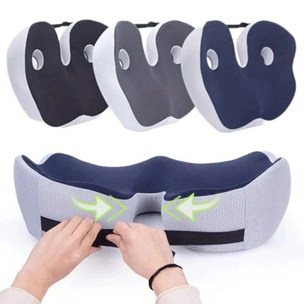 Memory Foam Seat Cushion for Adjustable Sitting Comfort