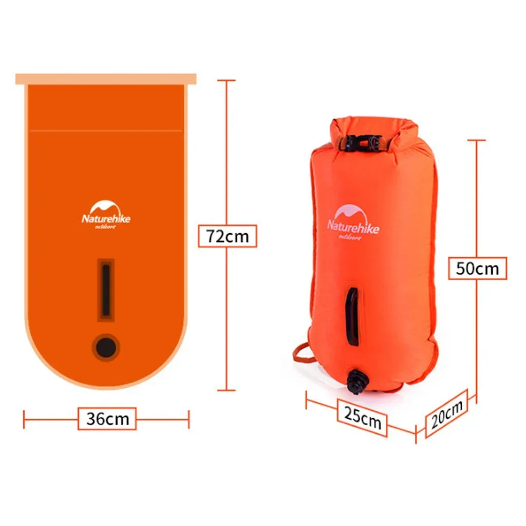 Open Water Swim Buoy - Waterproof Safety & Visibility Device