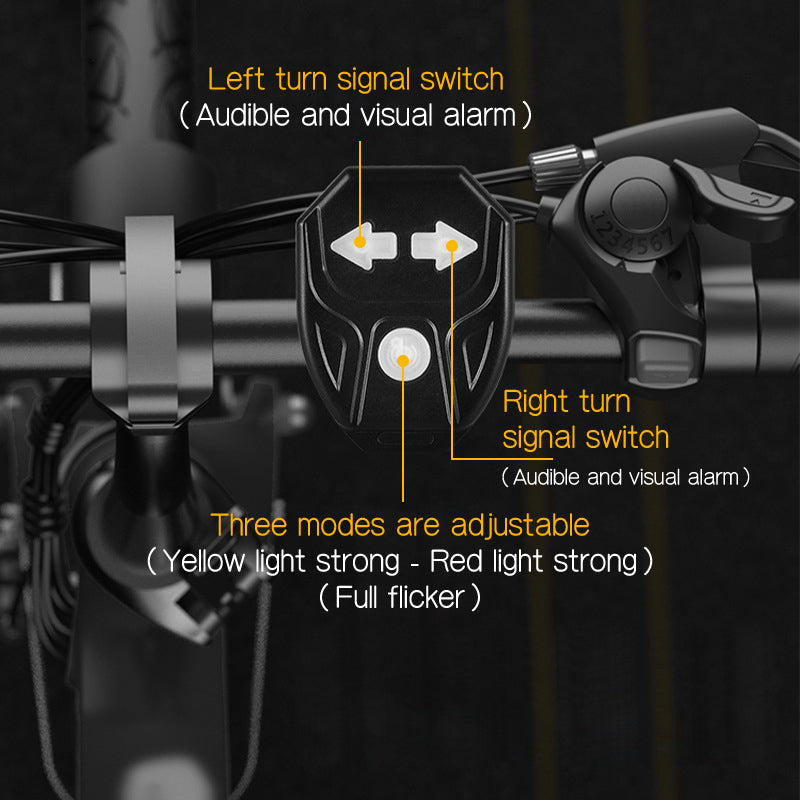 Remote-Controlled Bicycle Rear Light