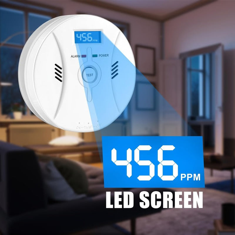Smoke and Carbon Monoxide Alarm for Home and Kitchen Protection
