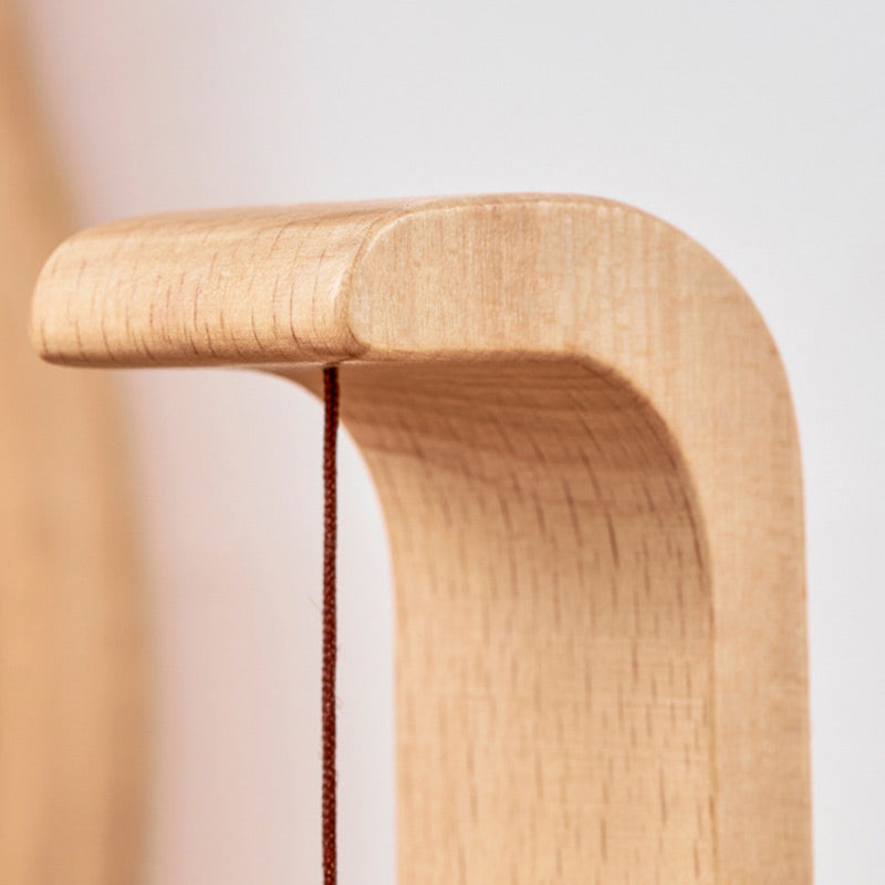 Wooden Wind Chime with Magnetic Singing Bowl