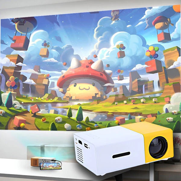 Portable Mini Projector for Home Theater and Leisure Use