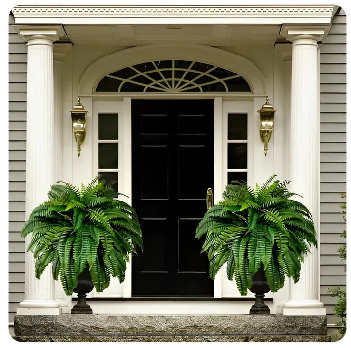 Outdoor Display Artificial Boston Fern Plant