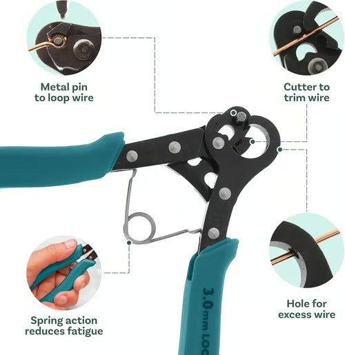 Jewelry Making Eyelet Pliers – Three Size Options for Consistent Eyelets