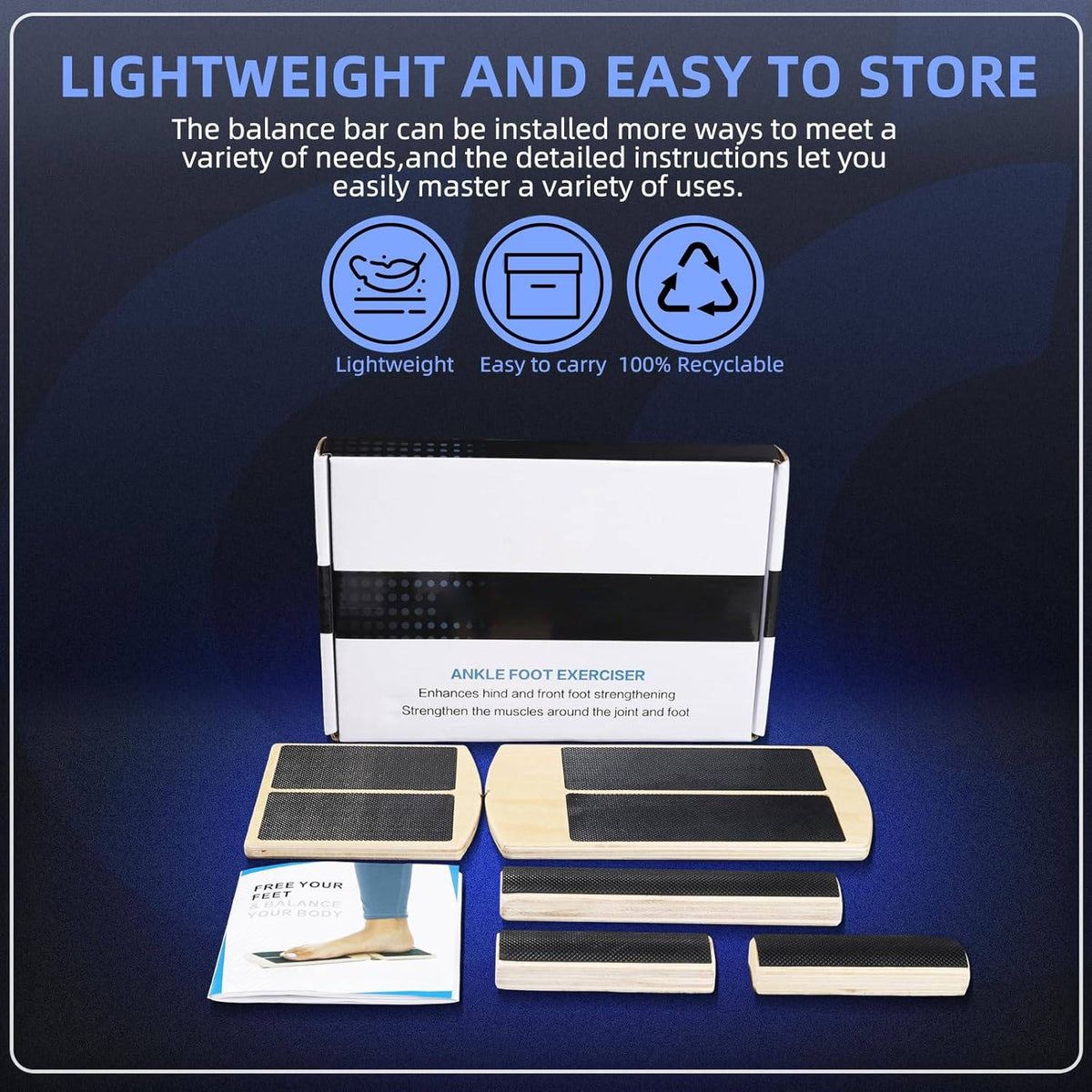 Balance Board for Foot Stretching and Ankle Strengthening Exercises
