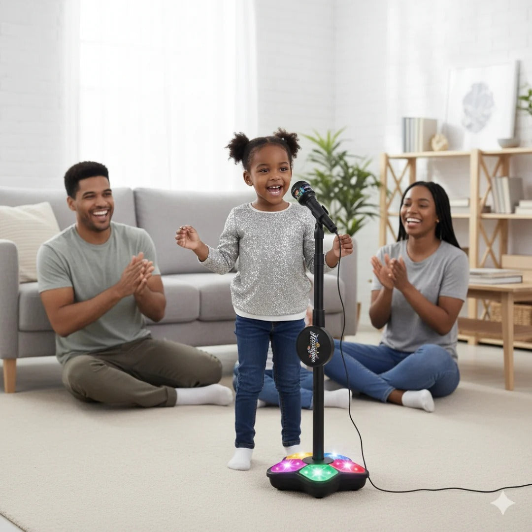 Wireless Karaoke Microphone Set for Kids – Speaker Music Toy for Parties