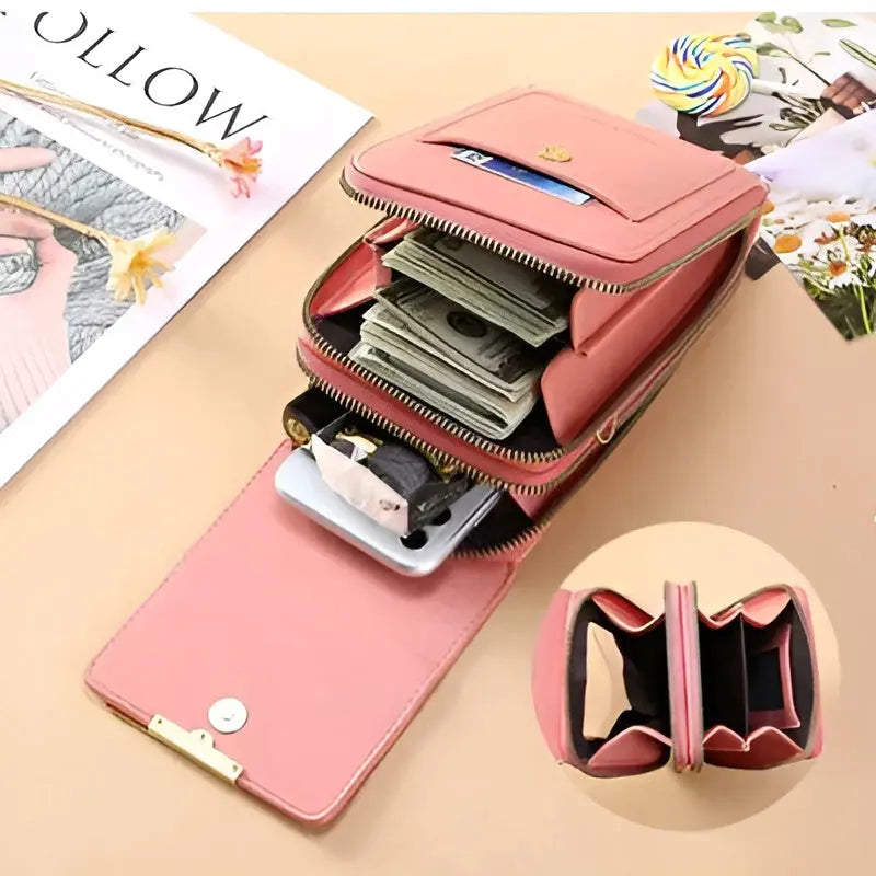 RFID-Blocking Phone Case with Touchscreen Access