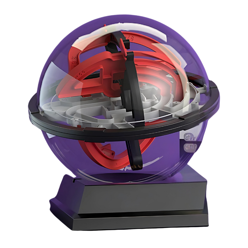 Numbered Pathways 3D Maze Puzzle Ball – Four Levels of Challenge