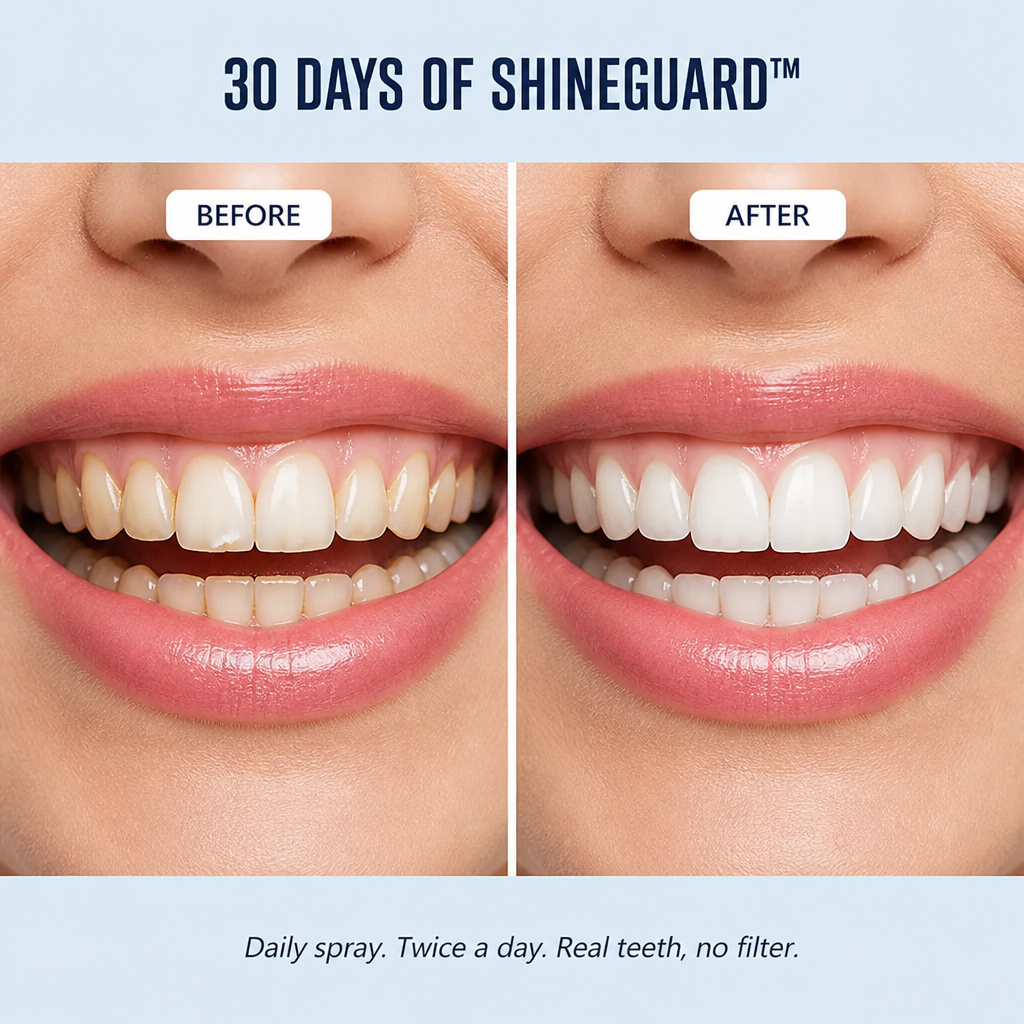 ShineGuard™ — Rebuild Enamel and Shut Down Cold-Drink Twinges in Seconds
