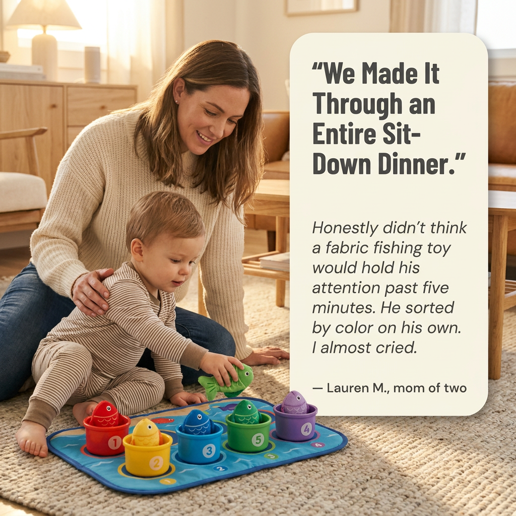 WonderCatch™ — Turn Restaurant Meltdowns Into Focused, Screen-Free Fishing Fun