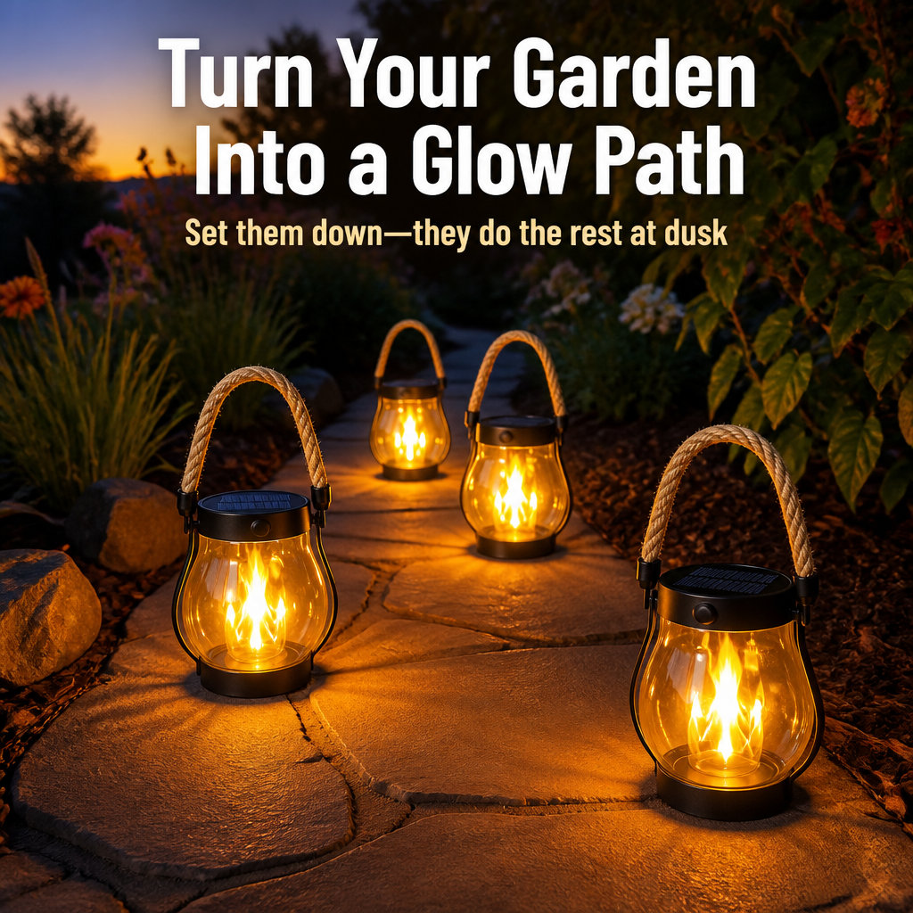 RadiFlare™ — Bring Cozy Real-Flame Glow to Any Patio, Rain or Shine
