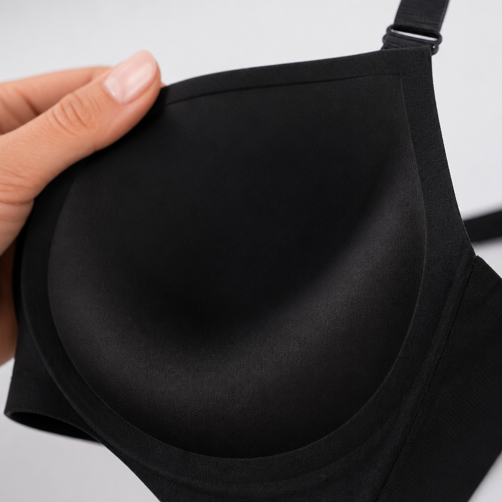 CurveHugger™ – Seamless Wireless Push-Up Bra with Wide Comfort Band