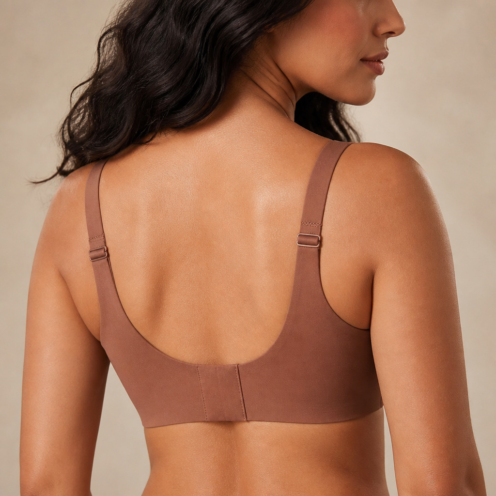 CurveHugger™ – Seamless Wireless Push-Up Bra with Wide Comfort Band