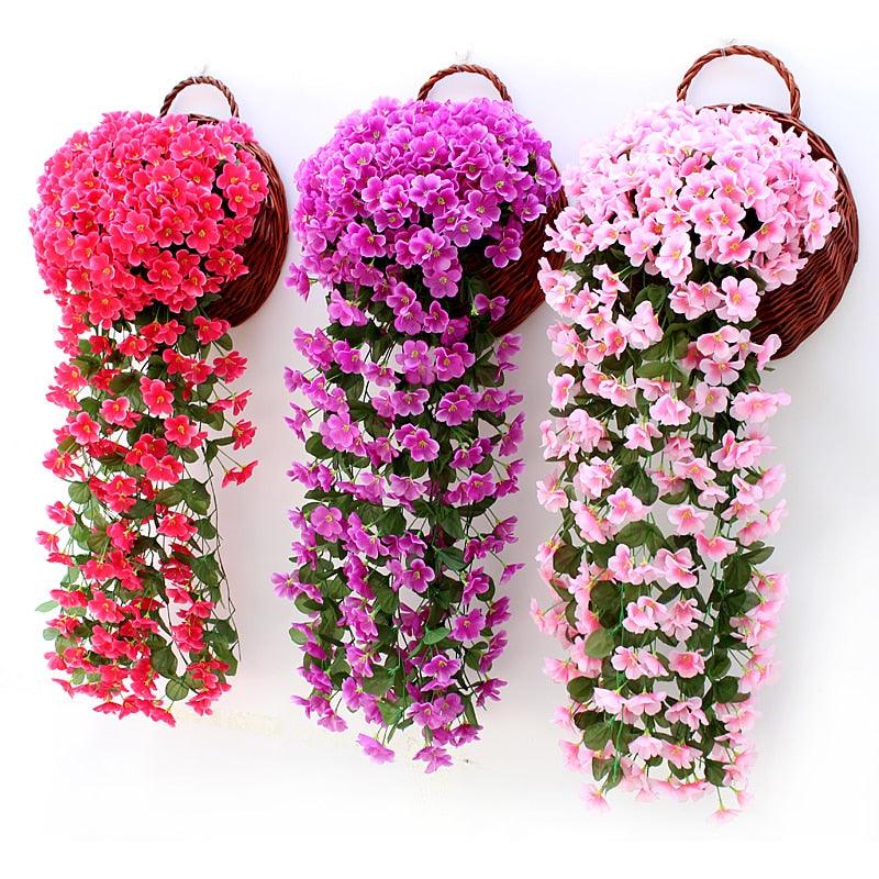 Silk Floral Arrangements – Low-Maintenance Hanging Decor