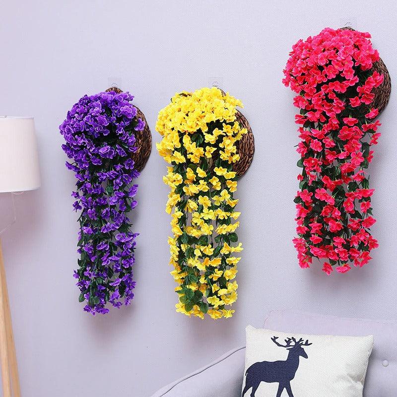 Silk Floral Arrangements – Low-Maintenance Hanging Decor