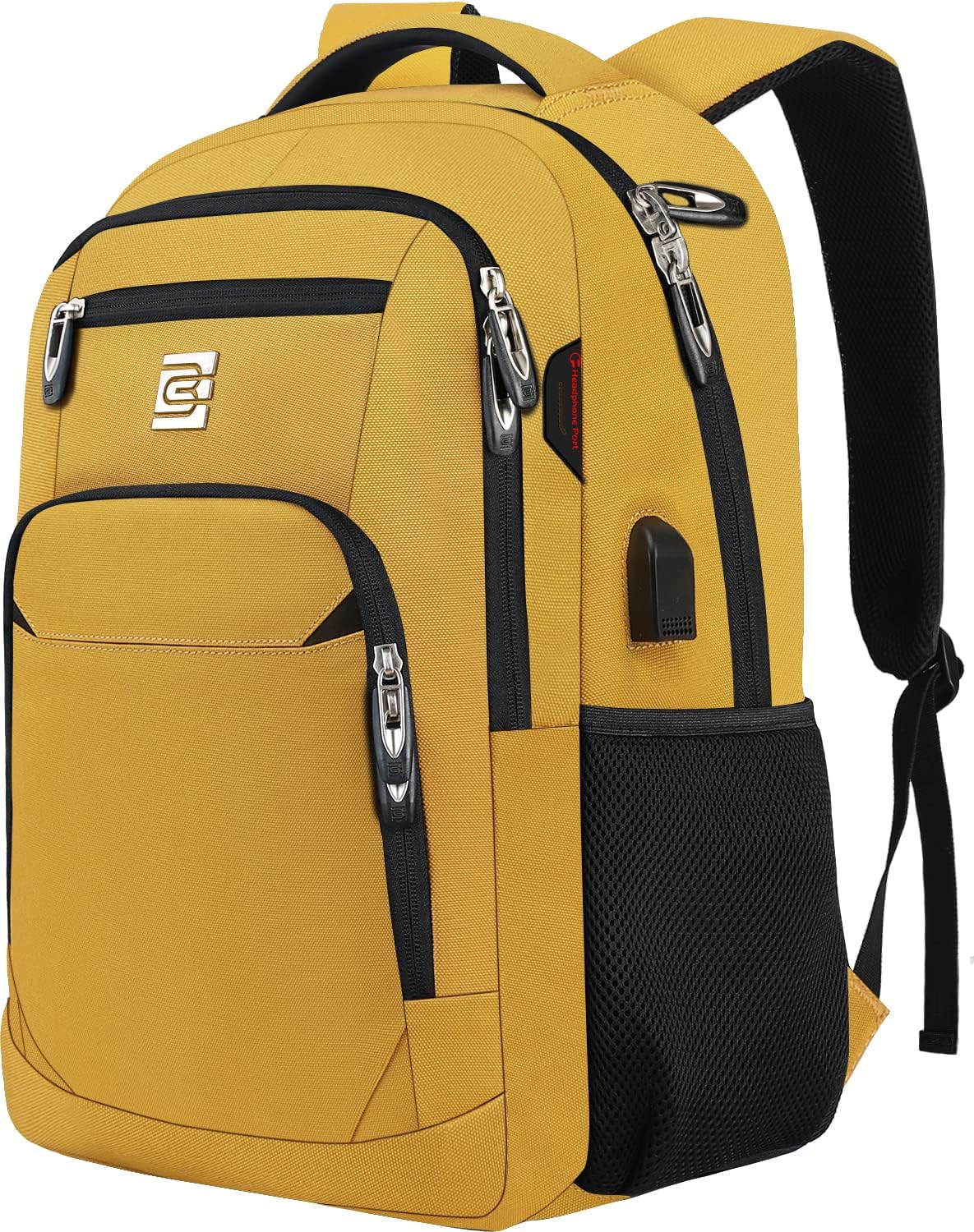 Anti-Theft Slim Laptop Backpack for Business with USB Charging Port
