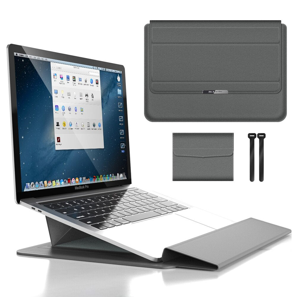 Versatile Laptop Sleeve & Stand Combo for Ultimate Comfort