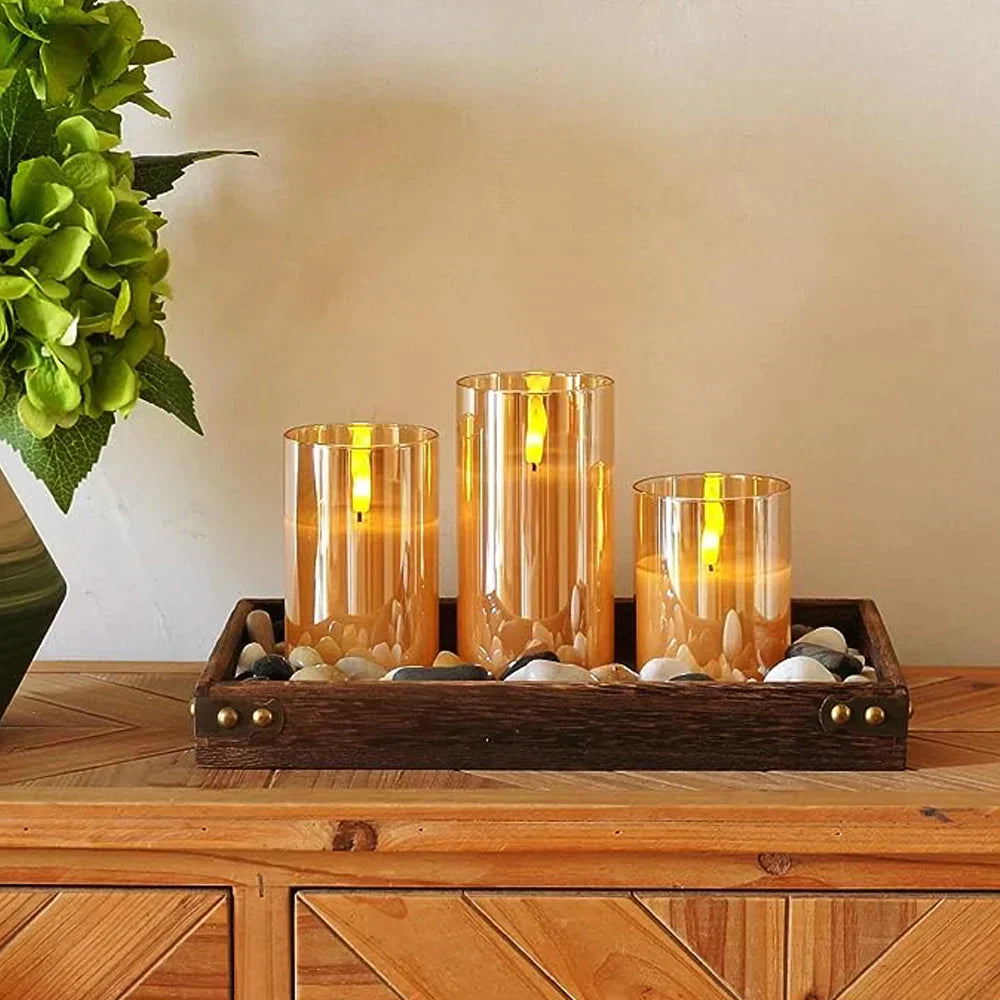 Elegant LED Candles with Remote Control for Safe Ambiance