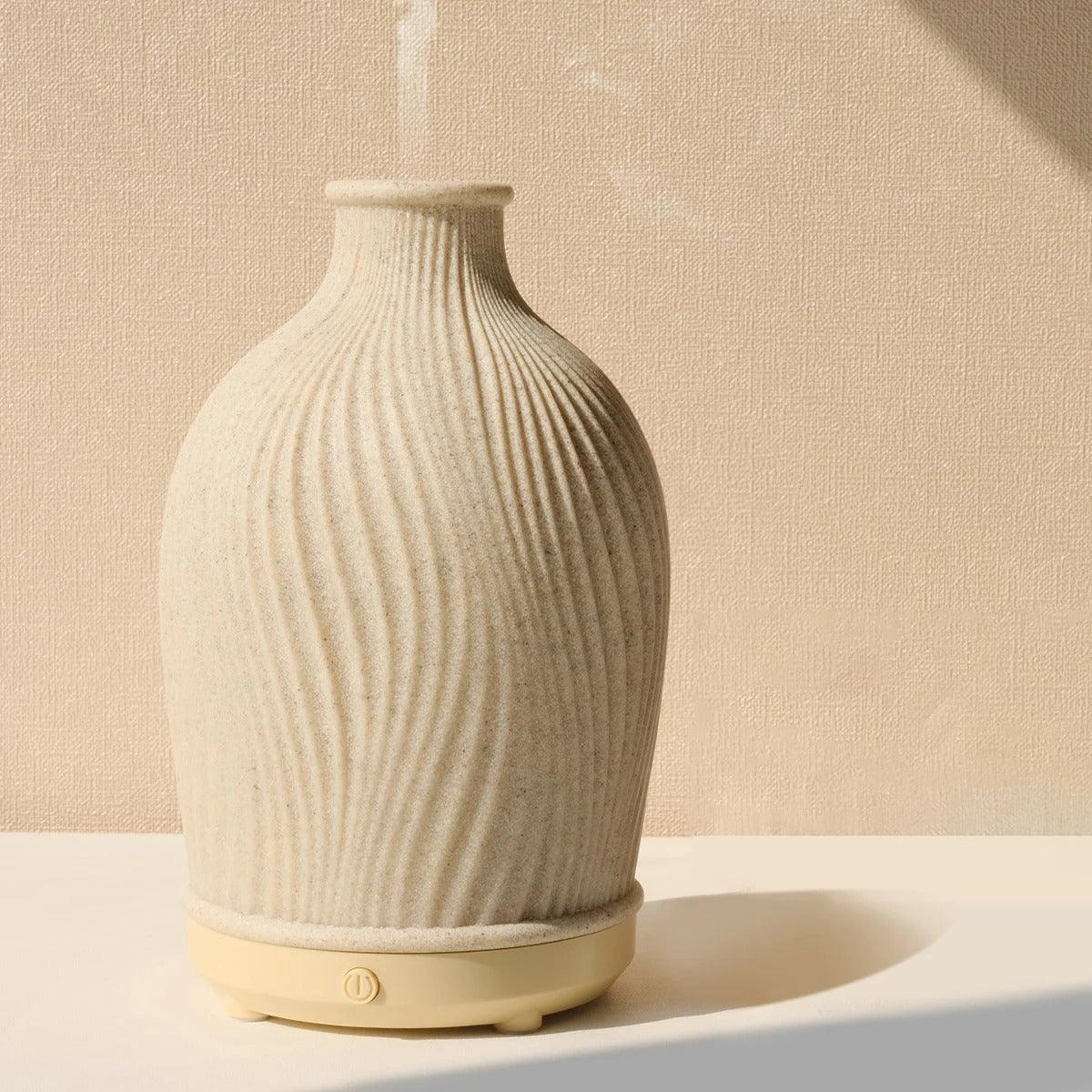 Boho Vase Humidifier with Ultrasonic Essential Oil Diffuser