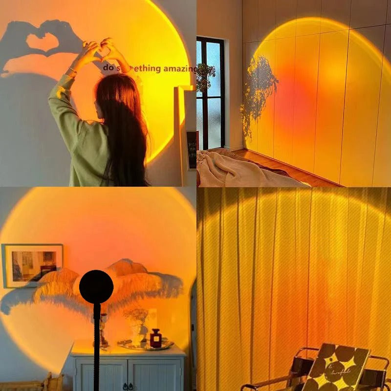 LED Projector for Ambient Lighting with Remote Control
