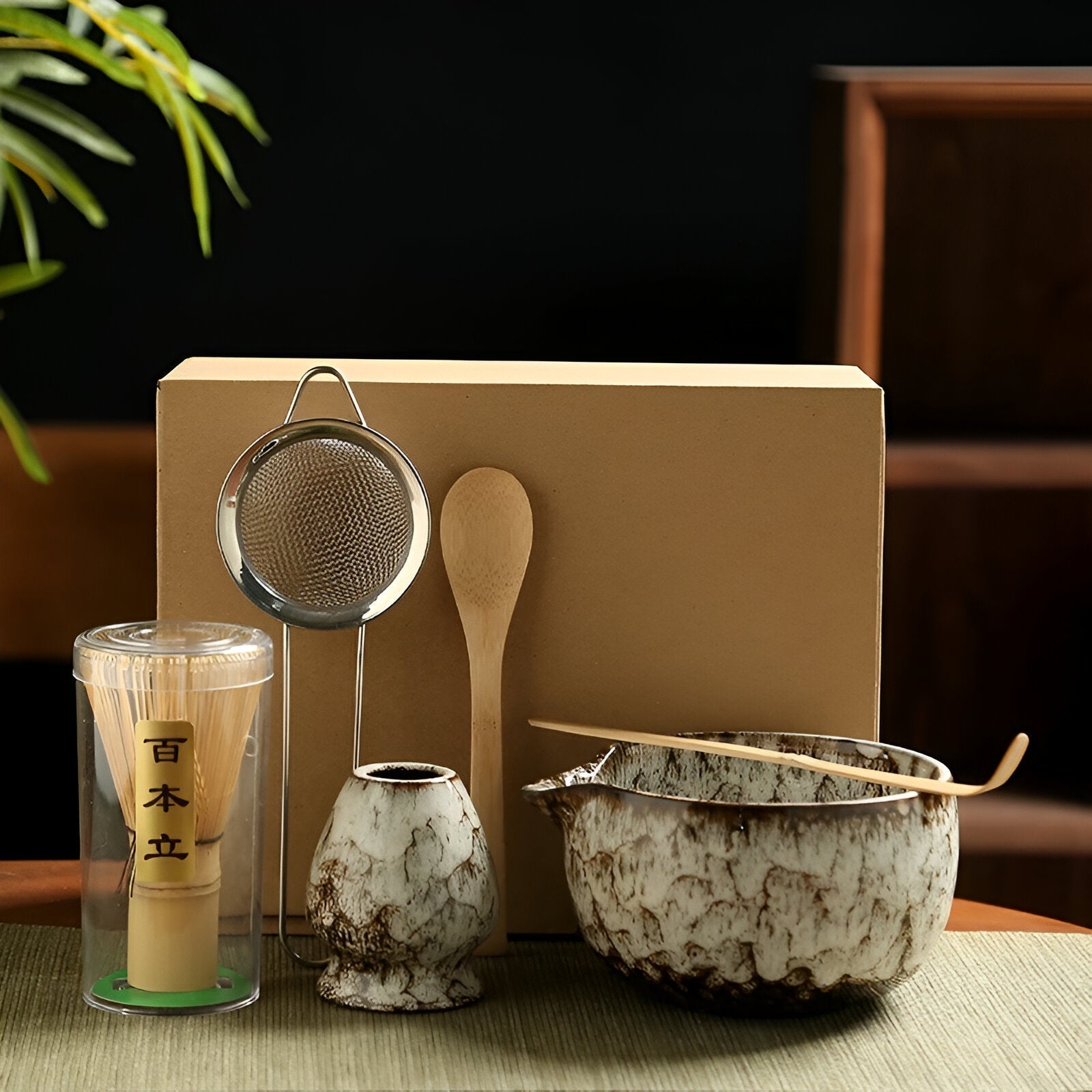 Authentic Japanese Matcha Preparation Set – 6-Piece Collection