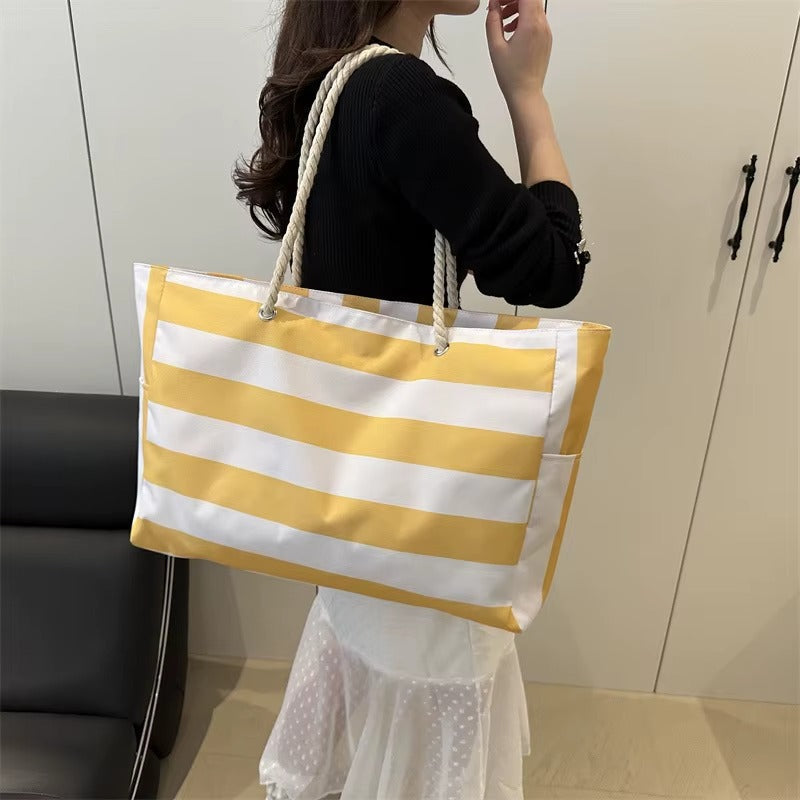 Large Waterproof Tote for Beach - Sandproof Pool and Travel Bag