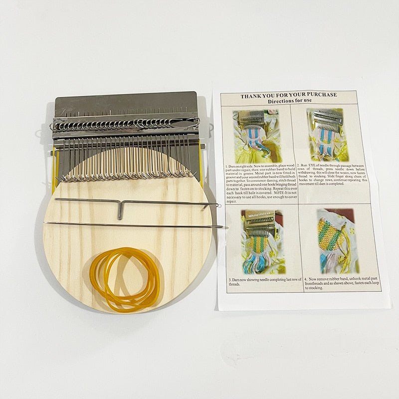Compact Darning Tool – Ideal for Textile Repairs and Creative Projects