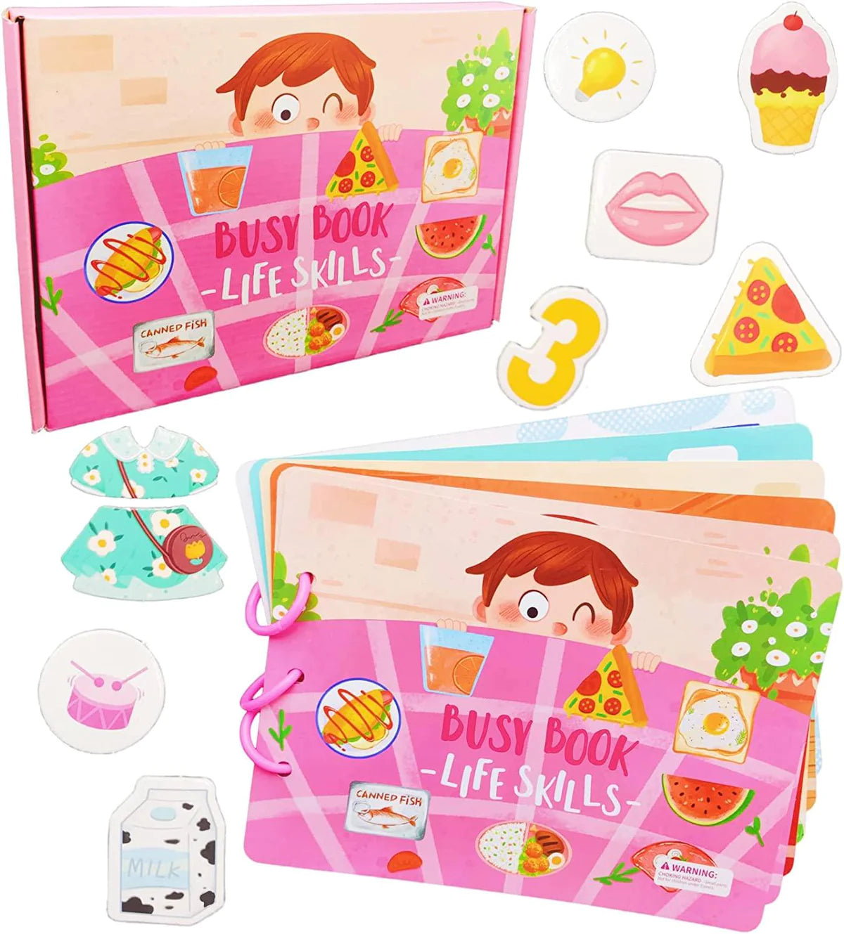 Montessori Busy Book – Engaging Educational Activity for Kids
