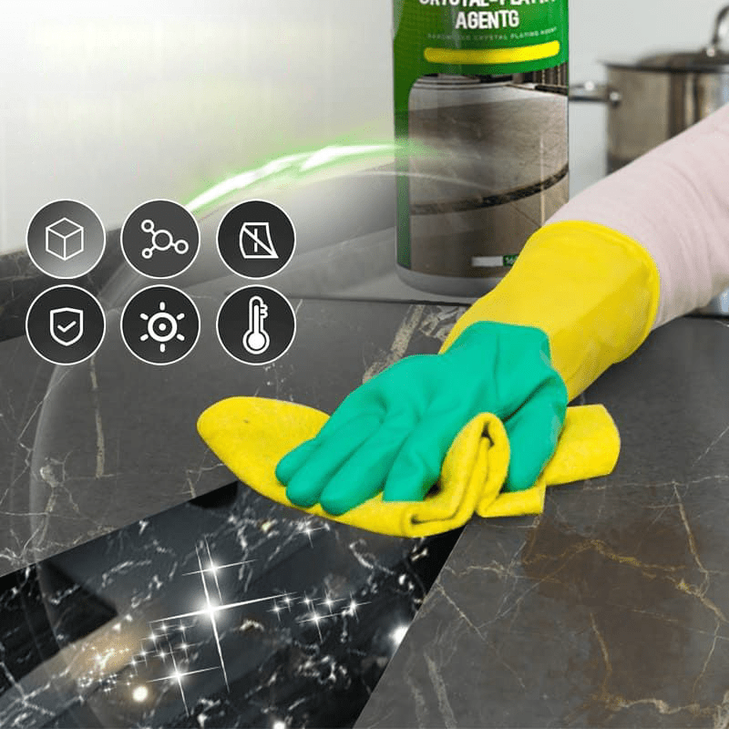 Quick Shine Stone Finish for Marble, Granite, and More