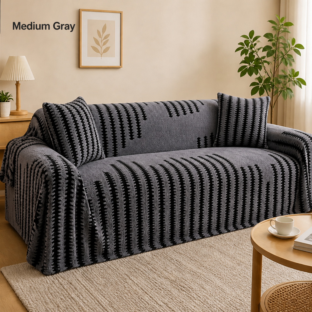 LumiNest™ Plush Sofa Cover — Wrap Your Sofa in Unshakable Comfort and Plush Luxury