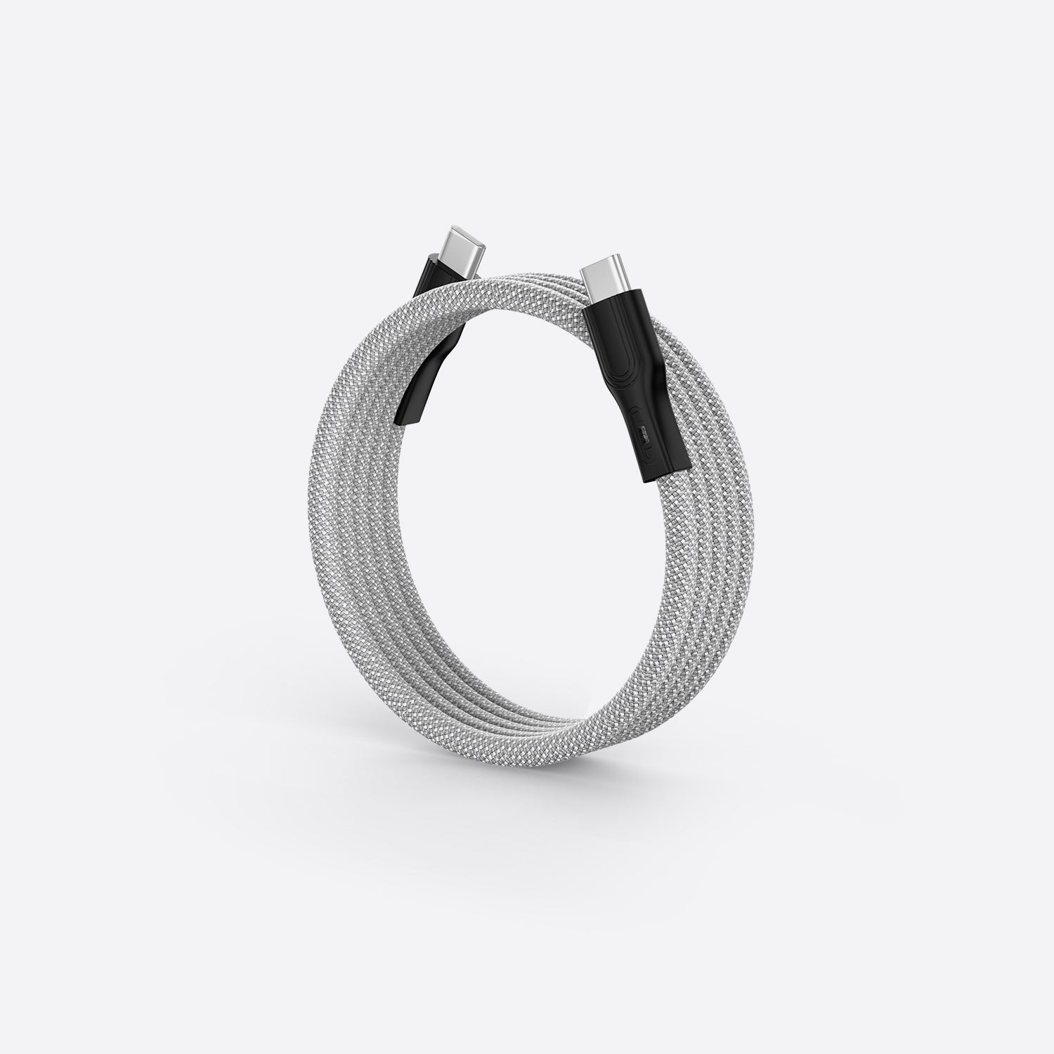 100W Fast Charging Magnetic Spiral Cable – Tangle-Free Design