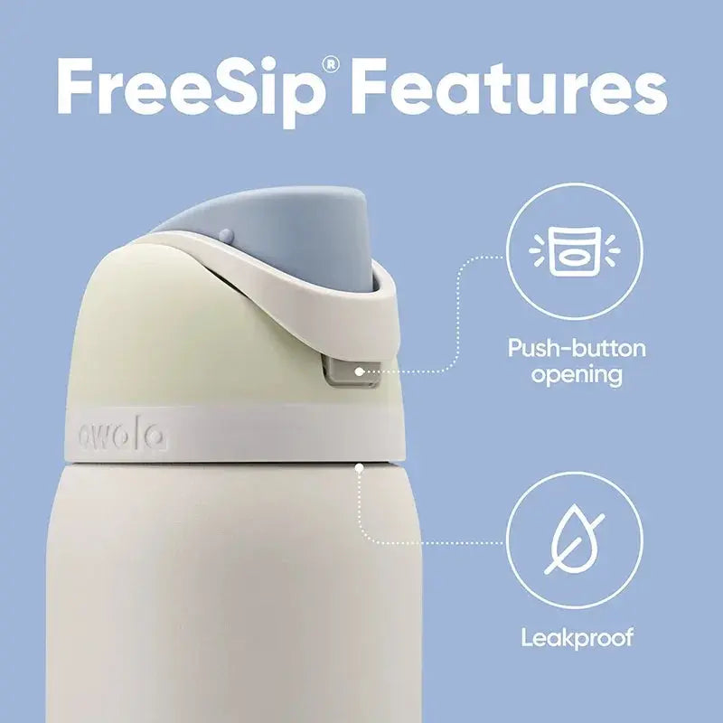 710ml Leakproof Stainless Steel Water Bottle with FreeSip Spout - Ideal for Travel & Sports, 24h Cold