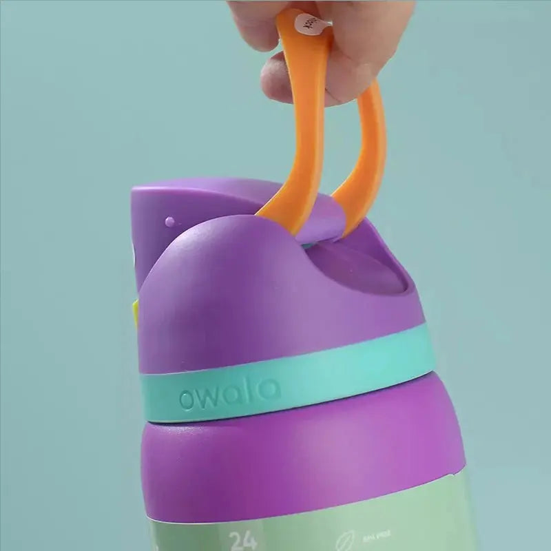 710ml Leakproof Stainless Steel Water Bottle with FreeSip Spout - Ideal for Travel & Sports, 24h Cold