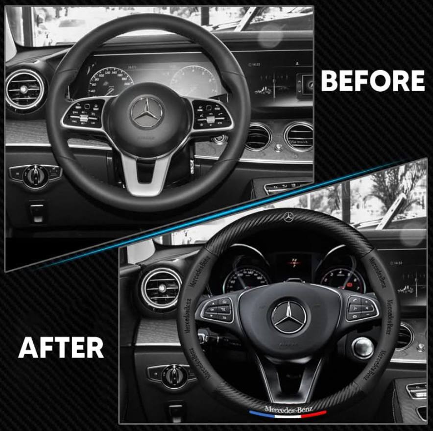 Non-Slip Steering Wheel Cover for Comfort and Grip