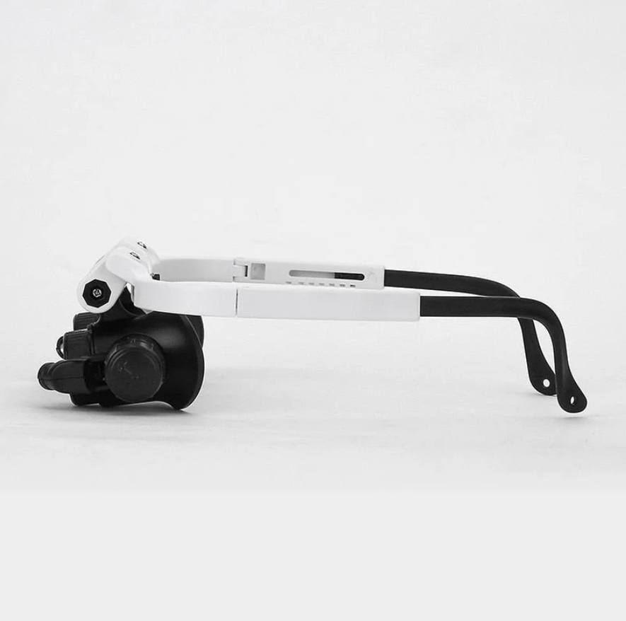 LED Magnifier with Adjustable Magnification 8x, 15x, 23x Lenses