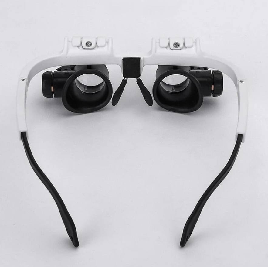 LED Magnifier with Adjustable Magnification 8x, 15x, 23x Lenses