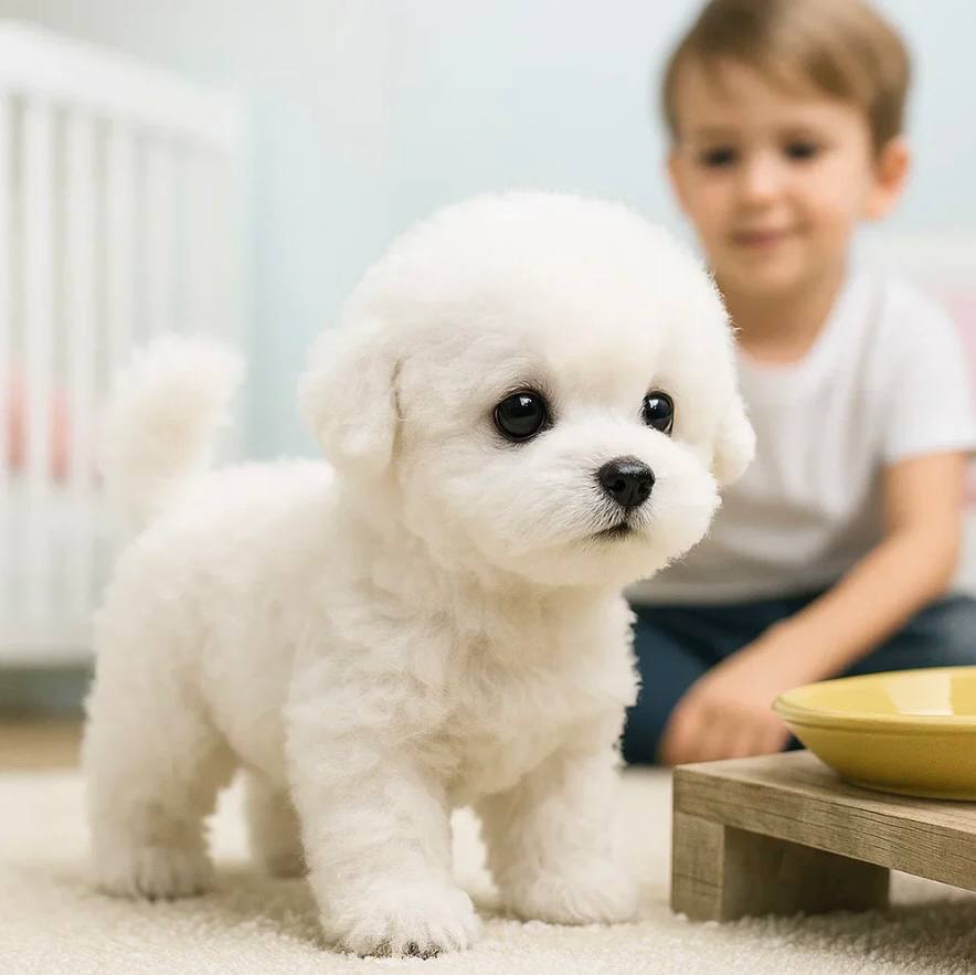 Plush Realistic Puppy Toy for Children – Interactive Play Companion