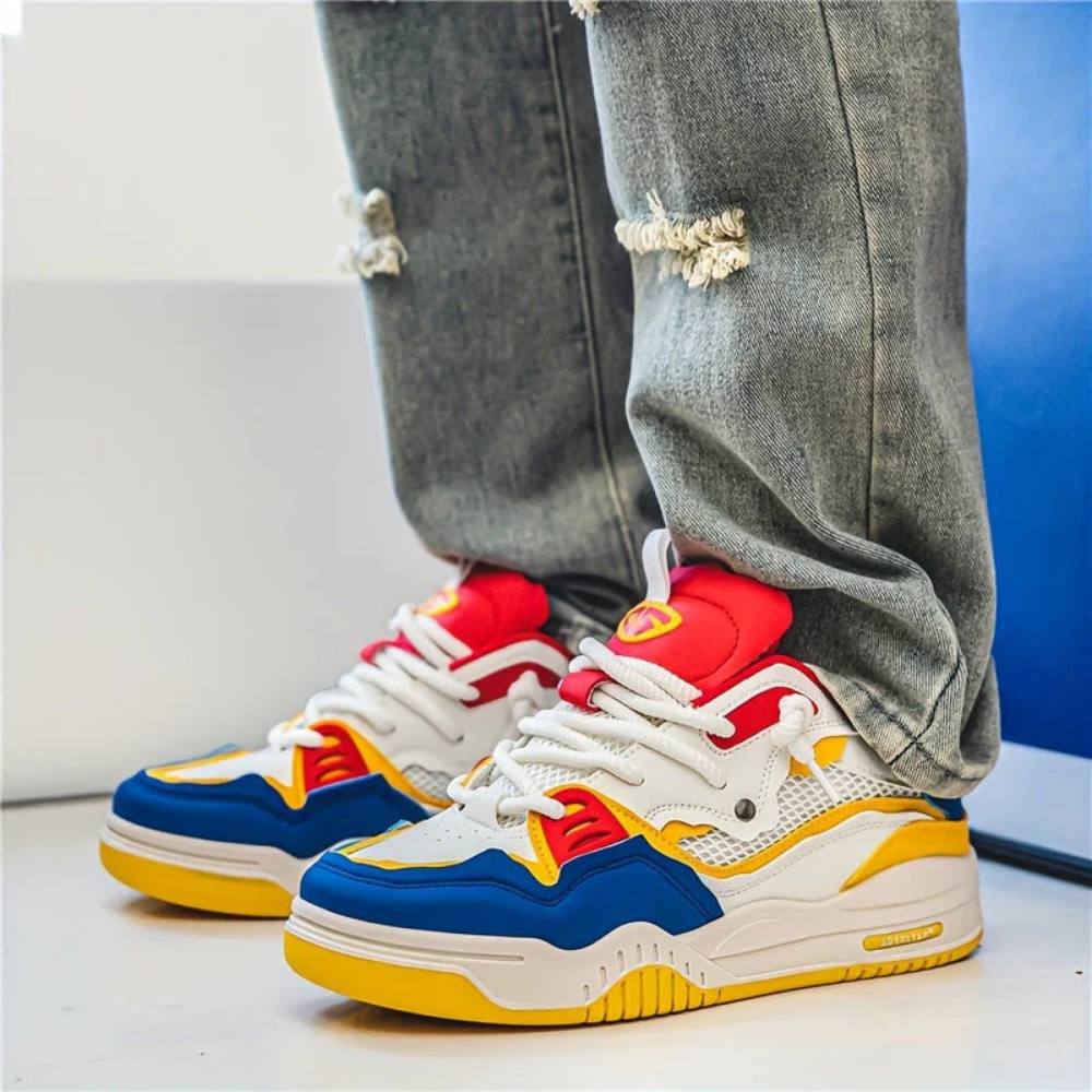 Casual Sport Shoes for Men – Thick Sole Chunky Sneakers