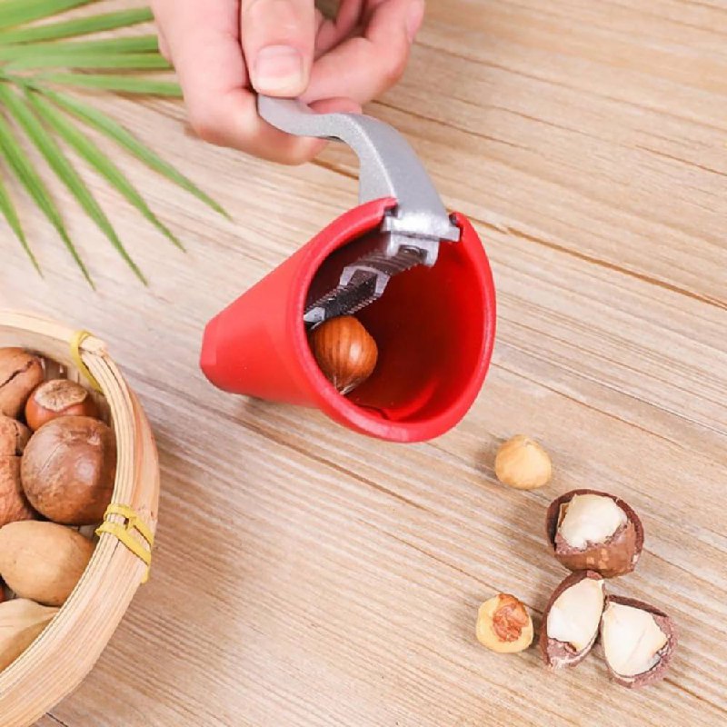 Nut Cracker with EasyGrip Lever – Simple Nut Opening Tool
