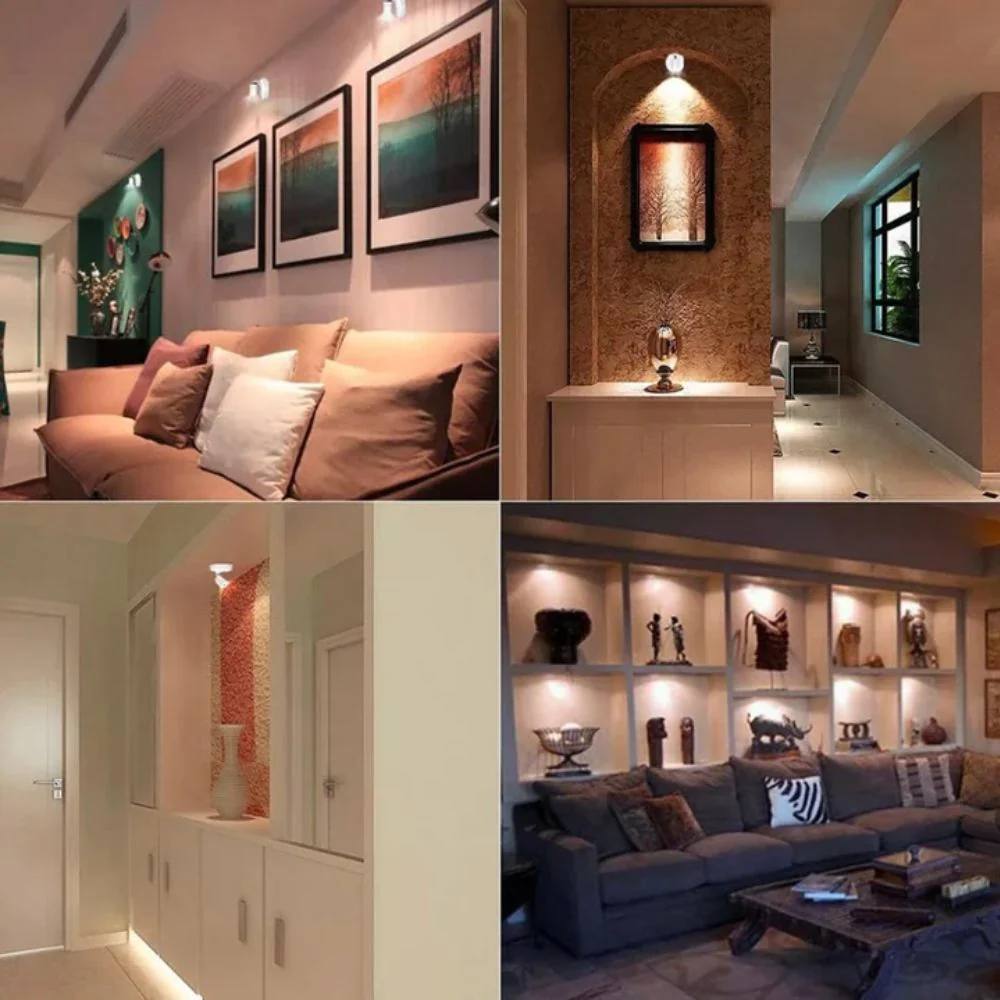 LED Spotlight with Wireless Design for Cozy Ambient Illumination