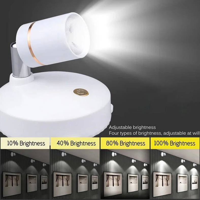 LED Spotlight with Wireless Design for Cozy Ambient Illumination