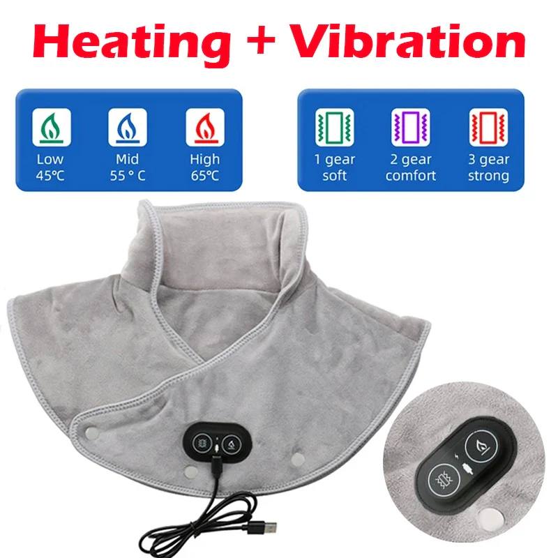 Neck and Shoulder Heating Wrap with 3 Temperature Settings and Timer