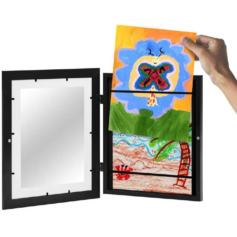 Frame for Displaying Up to 150 Children's Artwork