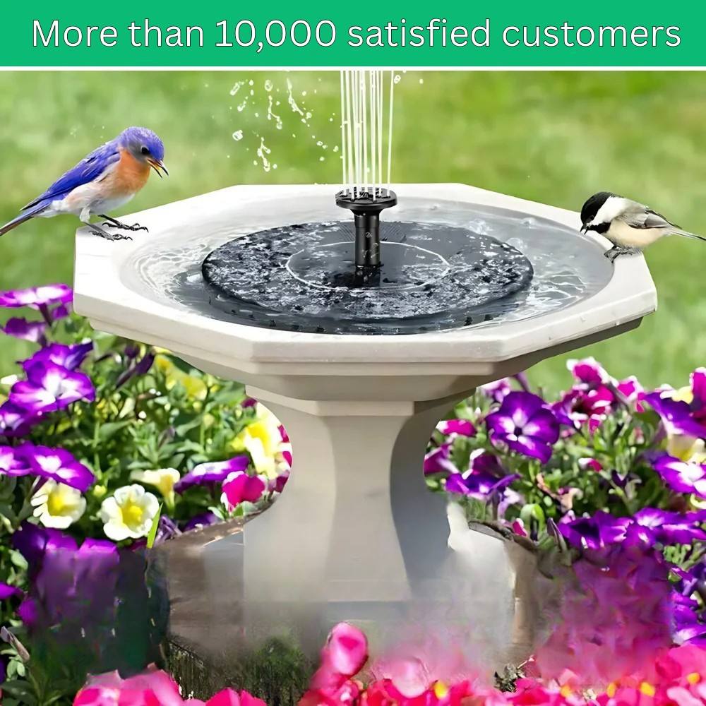 Eco-Friendly Mini Solar Fountain for Garden Water Features