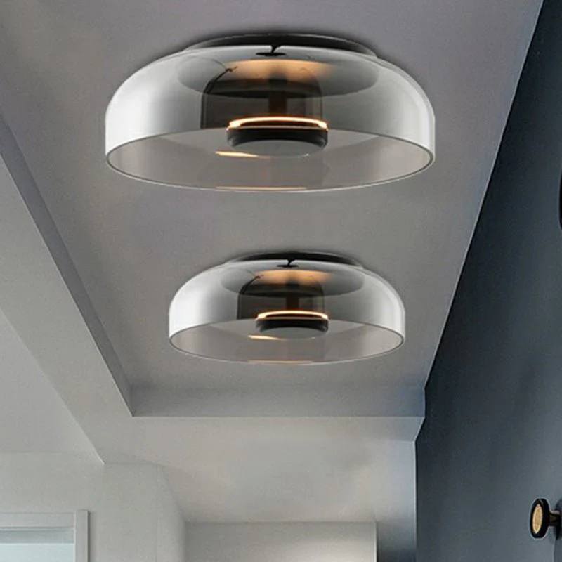 Modern Glass Design LED Ceiling Light - Crystal Shine