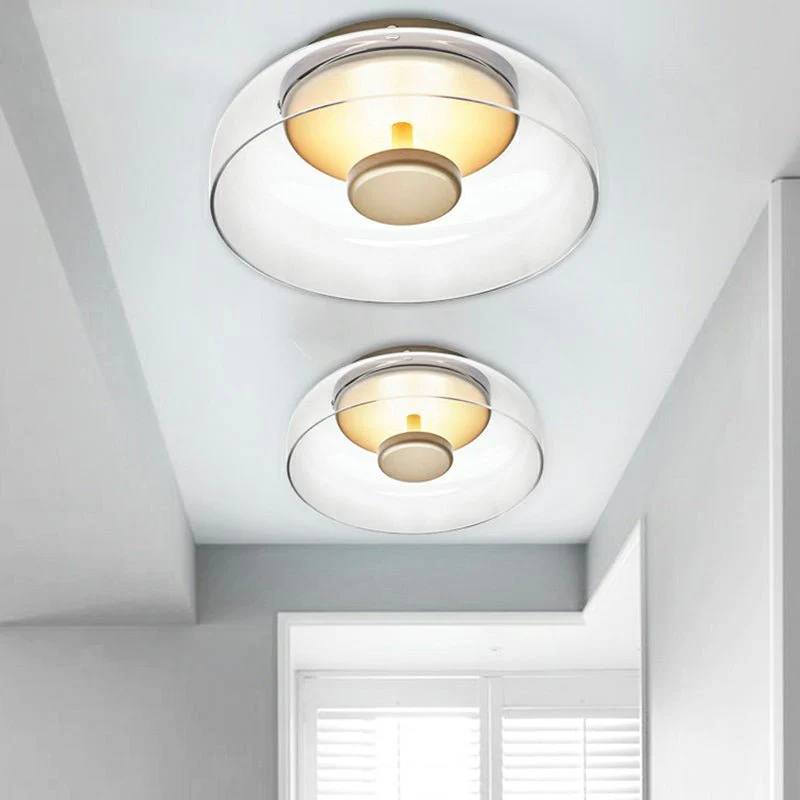 Modern Glass Design LED Ceiling Light - Crystal Shine