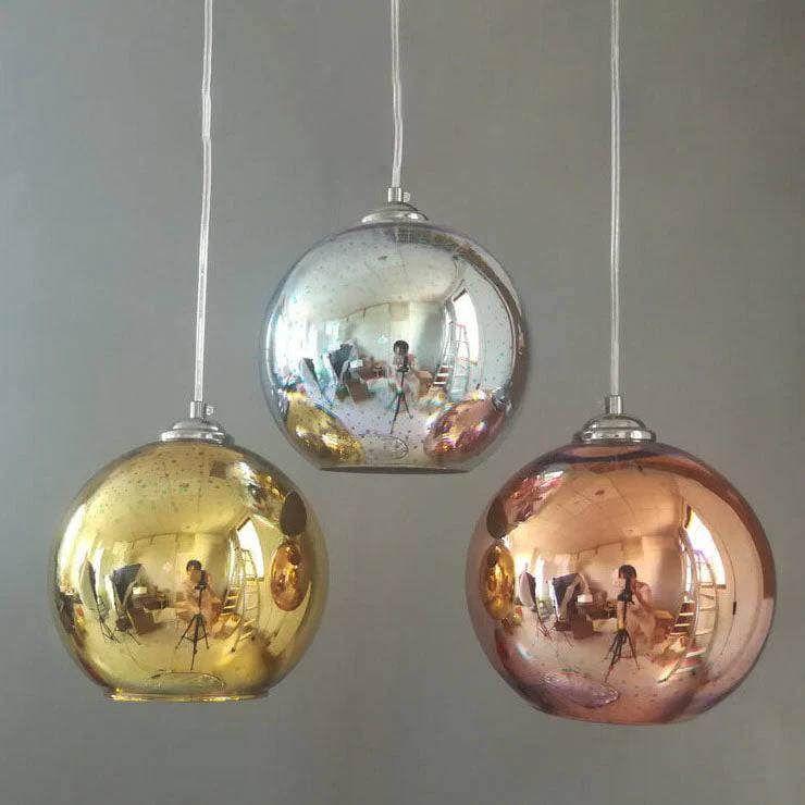 Colorful 3D Fireworks Glass Pendant Lamp with Unique Design