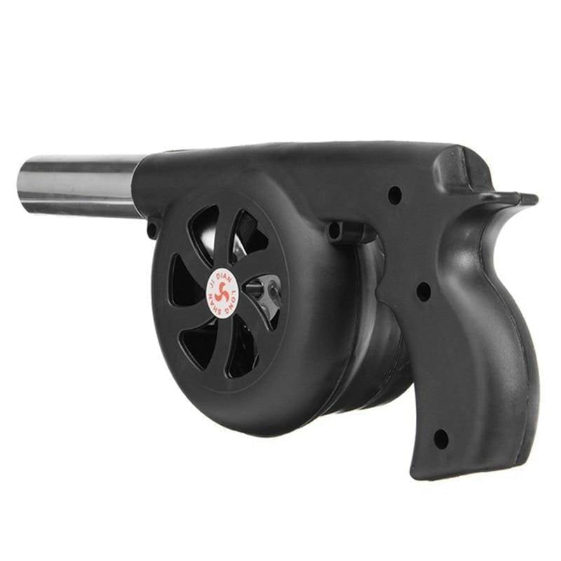 Portable Manual Fan for BBQ – Hand-Crank Outdoor Cooking Blower