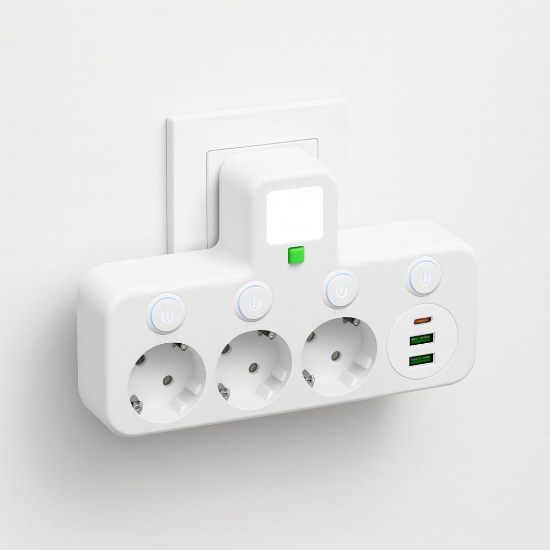 Surge Protector Power Strip with USB Ports and On/Off Switch