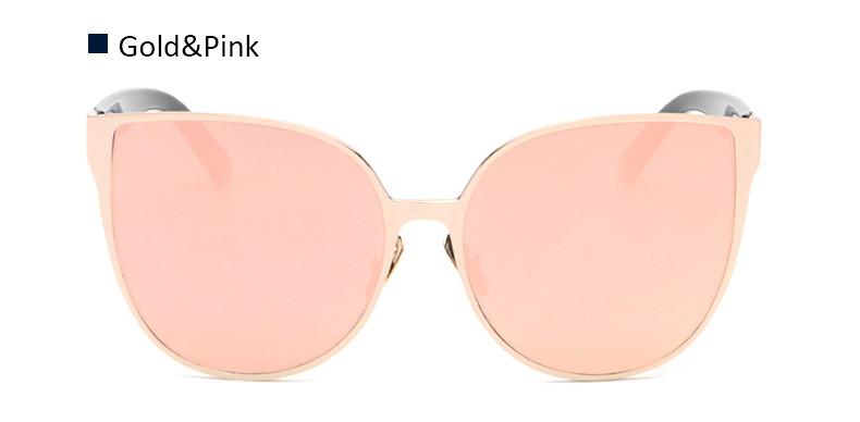 Aviator Style Cat Eye Sunglasses